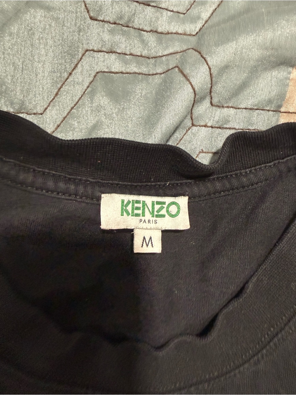 Kenzo Shirt Mens M Black Tiger Paris Logo Graphic Tee Short Sleeve Designer View 3
